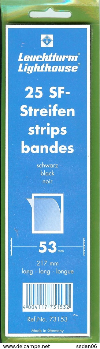 Leuchtturm - Bdes 217x53 Fond Noir (Réf. 73153) - Bandes Cristal