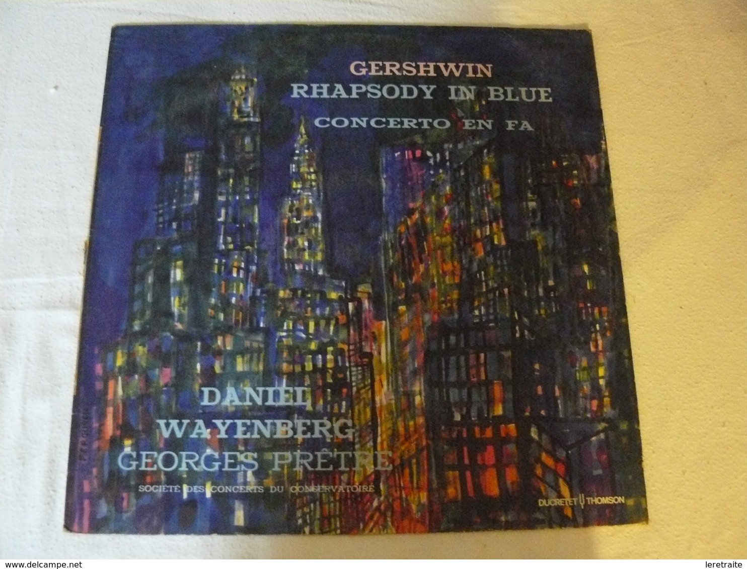 300 C 116 . GERSHWIN RHAPSODY IN BLUE - Classique