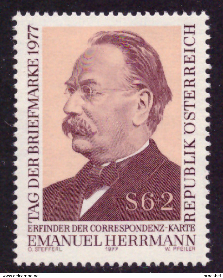 Autriche 1392** Emmanuel Hermann - Neufs