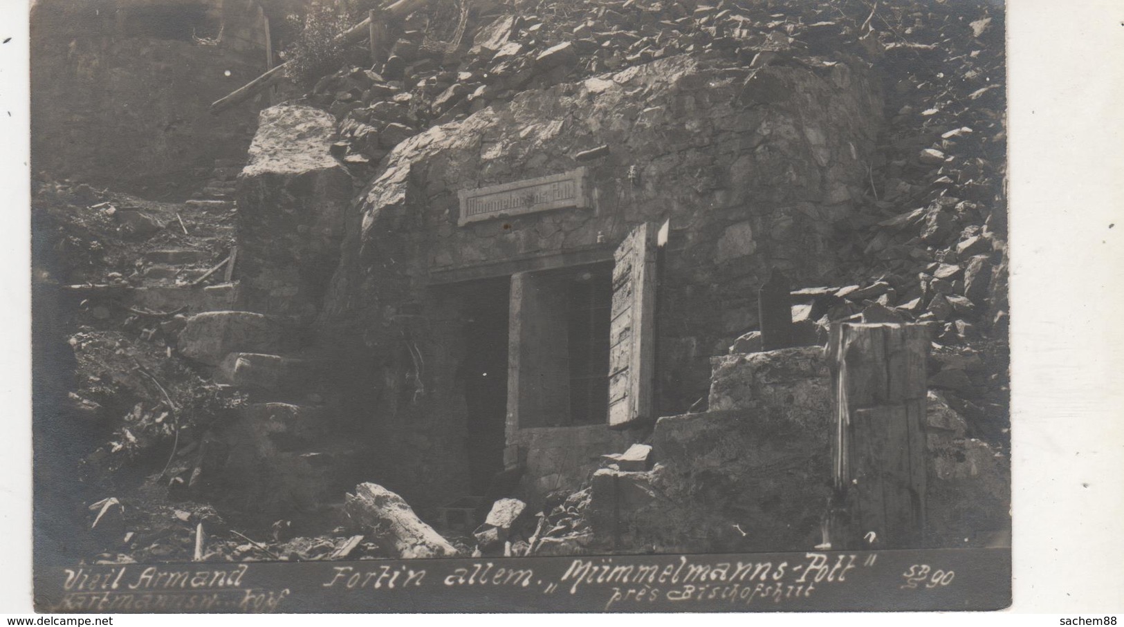 CPA..VIEL ARMAND.FORTIN ALLEMAND.CARTE PHOTO - Autres & Non Classés