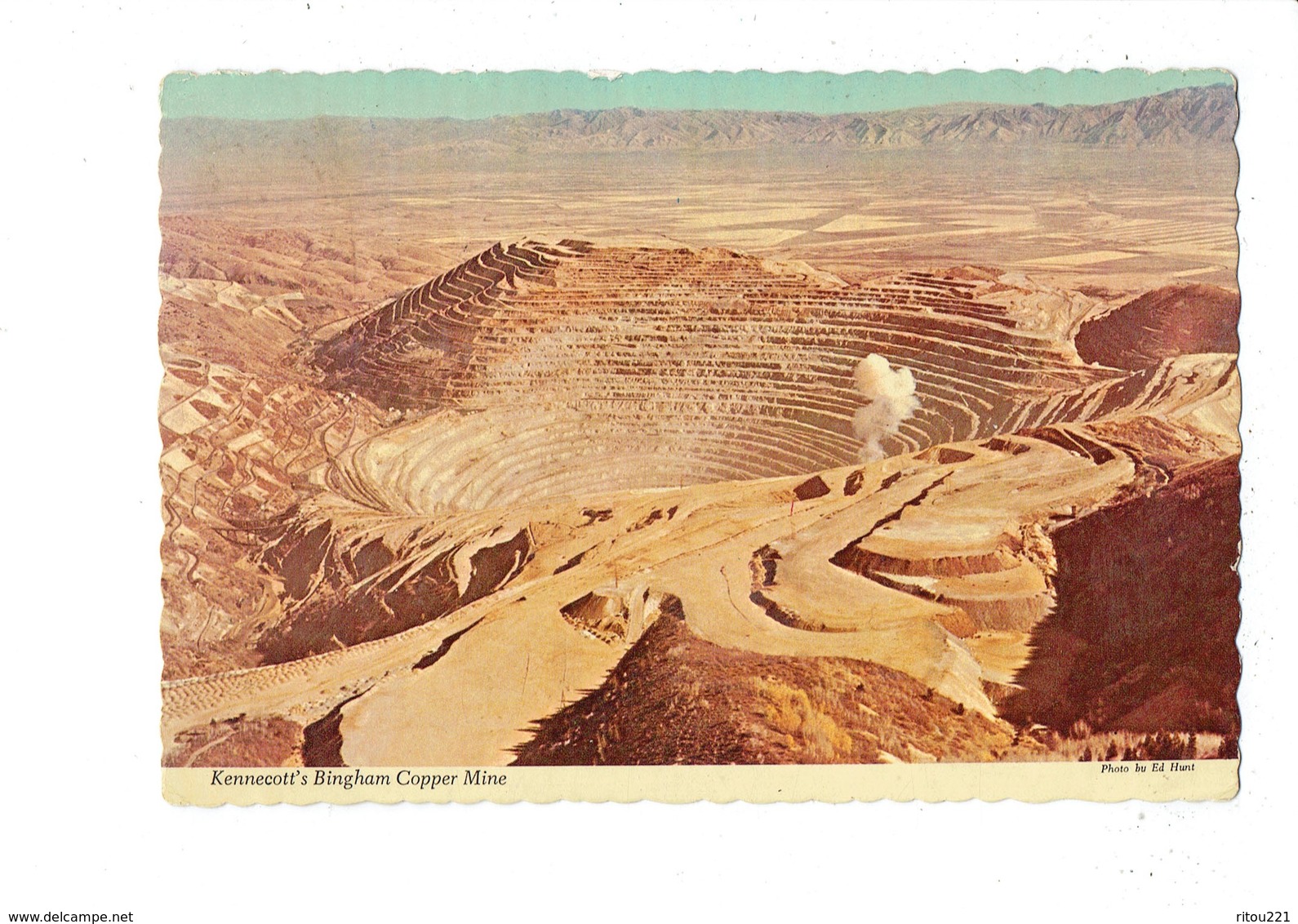 Cpm - Bingham Canyon Kennecott Utah  - Mine De Cuivre à Ciel Ouvert - 1973 - Other & Unclassified