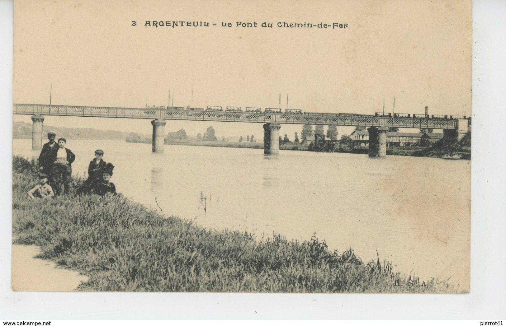 ARGENTEUIL - Le Pont Du Chemin De Fer (passage Train) - Argenteuil