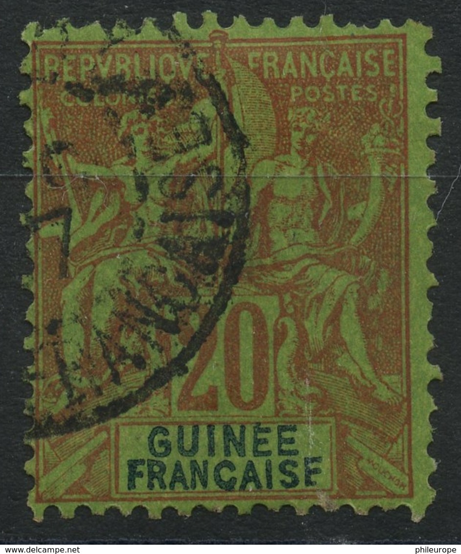 Guinée (1892) N 7 (o) - Oblitérés