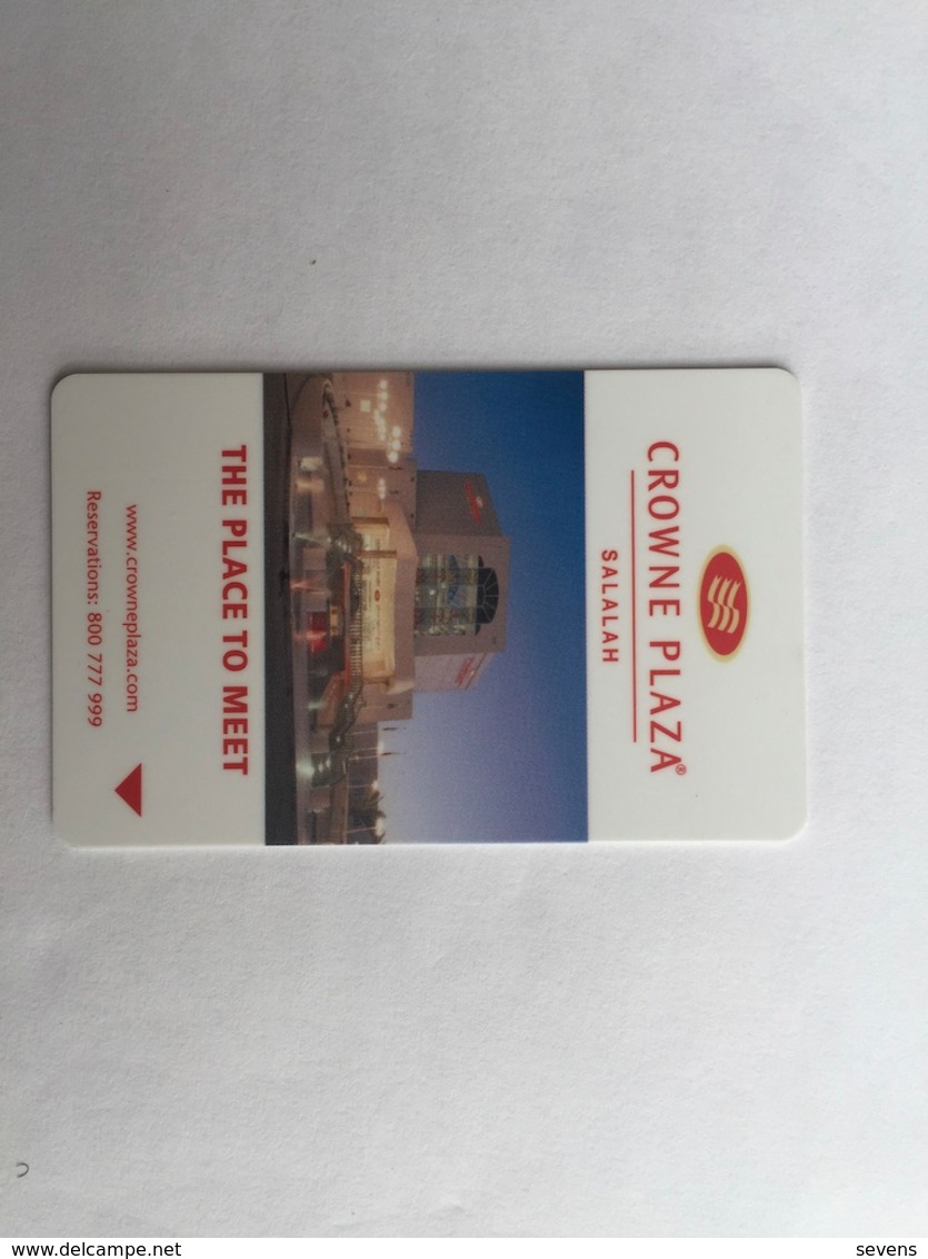 Crowne Plaza Salalah - Hotel Keycards