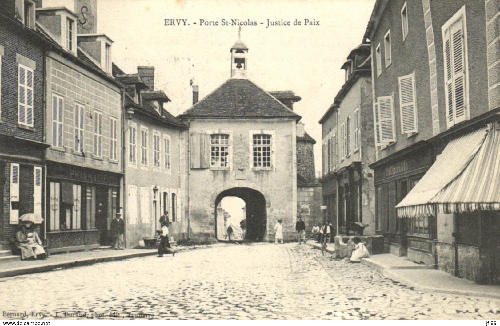 Aude - Ervy - Porte St Nicolas - Justice De Paix - C 1403 - Ervy-le-Chatel