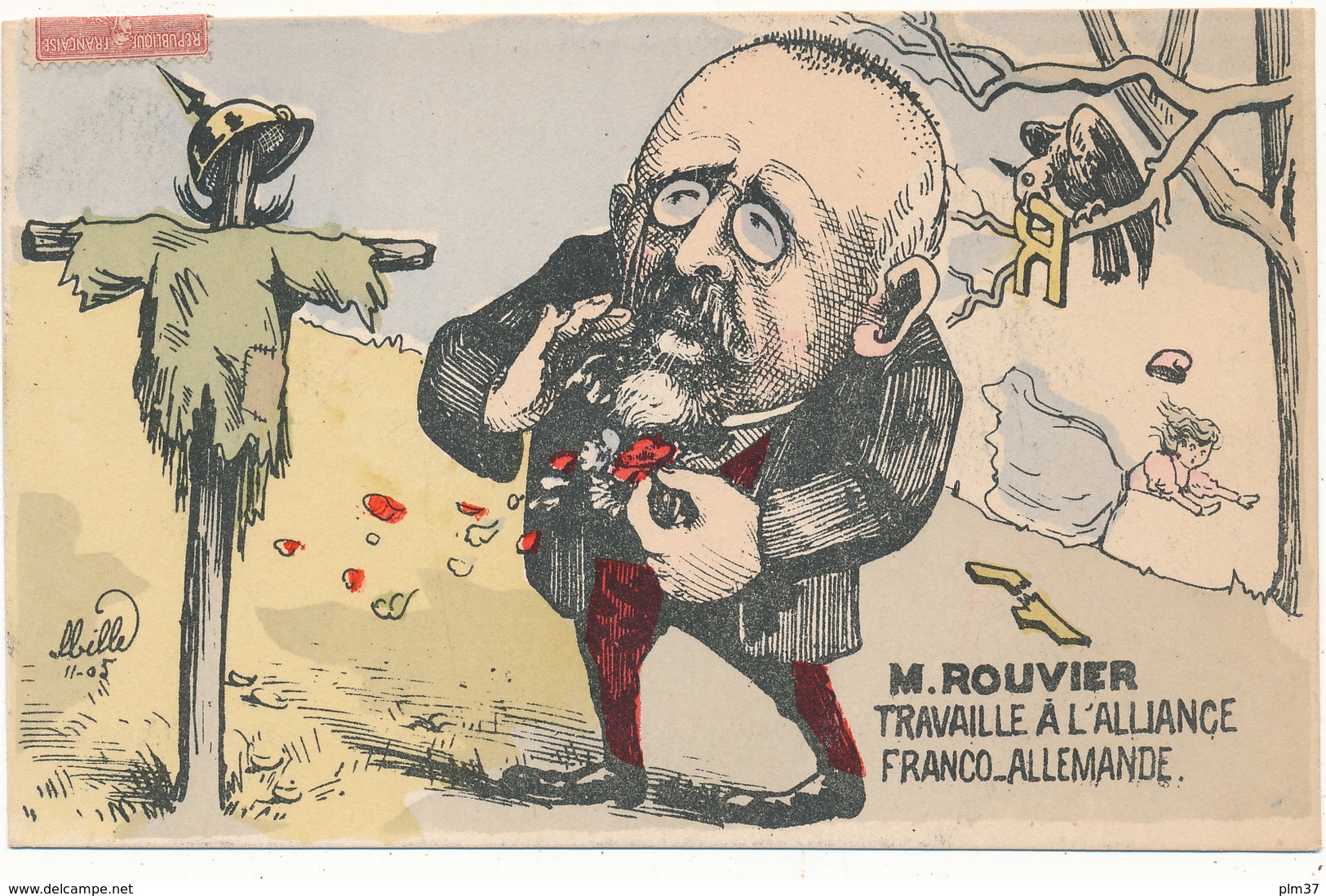 MILLE - M. Rouvier...Alliance Franco-Allemande - Mille