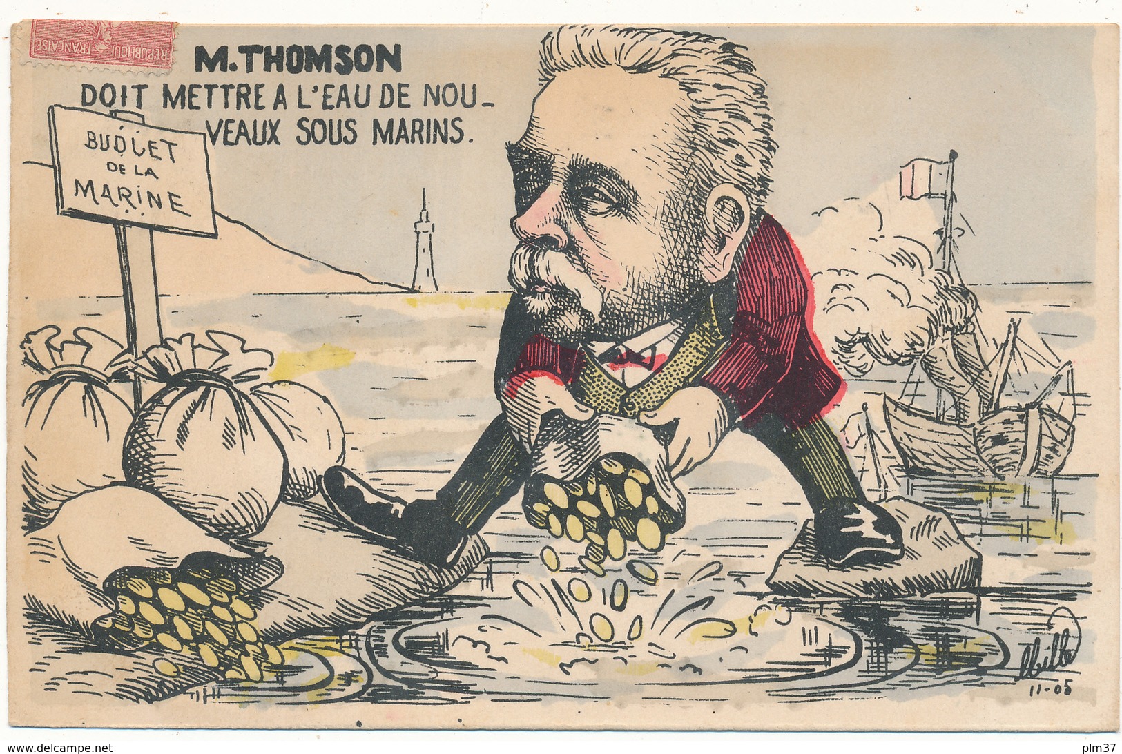 MILLE - M. Thomson, Marine...de Nouveaux Sous Marins - Mille