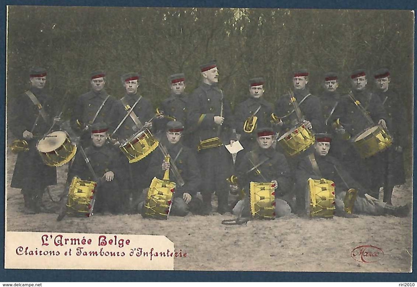 Armée Belge - Clairons Et Tambours D'Infanterie - Régiments