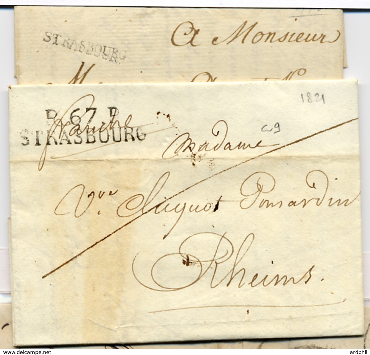 C13-P67P/ STRASBOURG  De 1821et STRASBOURG 1778 - 1701-1800: Precursors XVIII