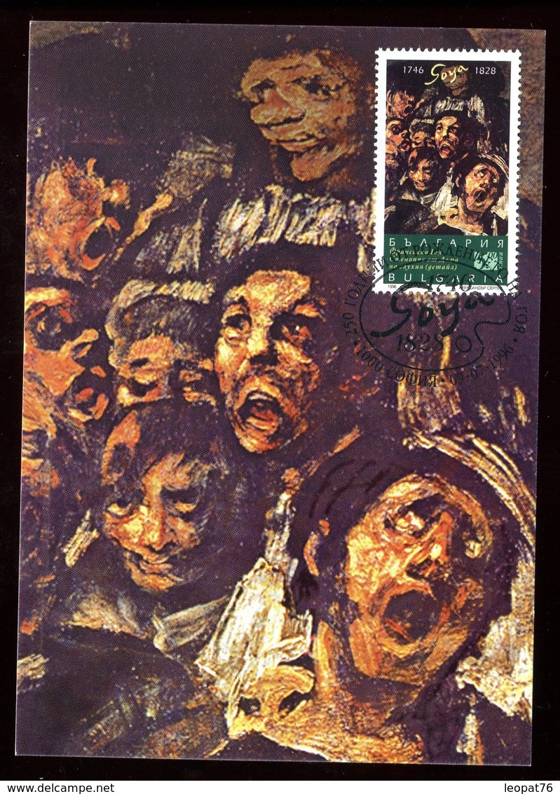 Bulgarie - Carte Maximum 1996 - Oeuvre De Goya - Lettres & Documents