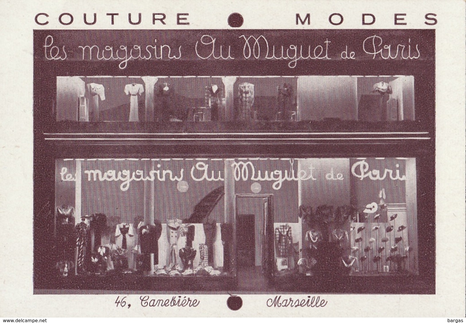 Commerce Les Magasins Au Muguet De Paris Canebière Marseille - Canebière, Centre Ville