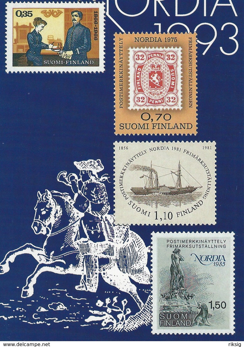 Nordia 1993.  Stamp Exhibition. B-3311 - Timbres (représentations)
