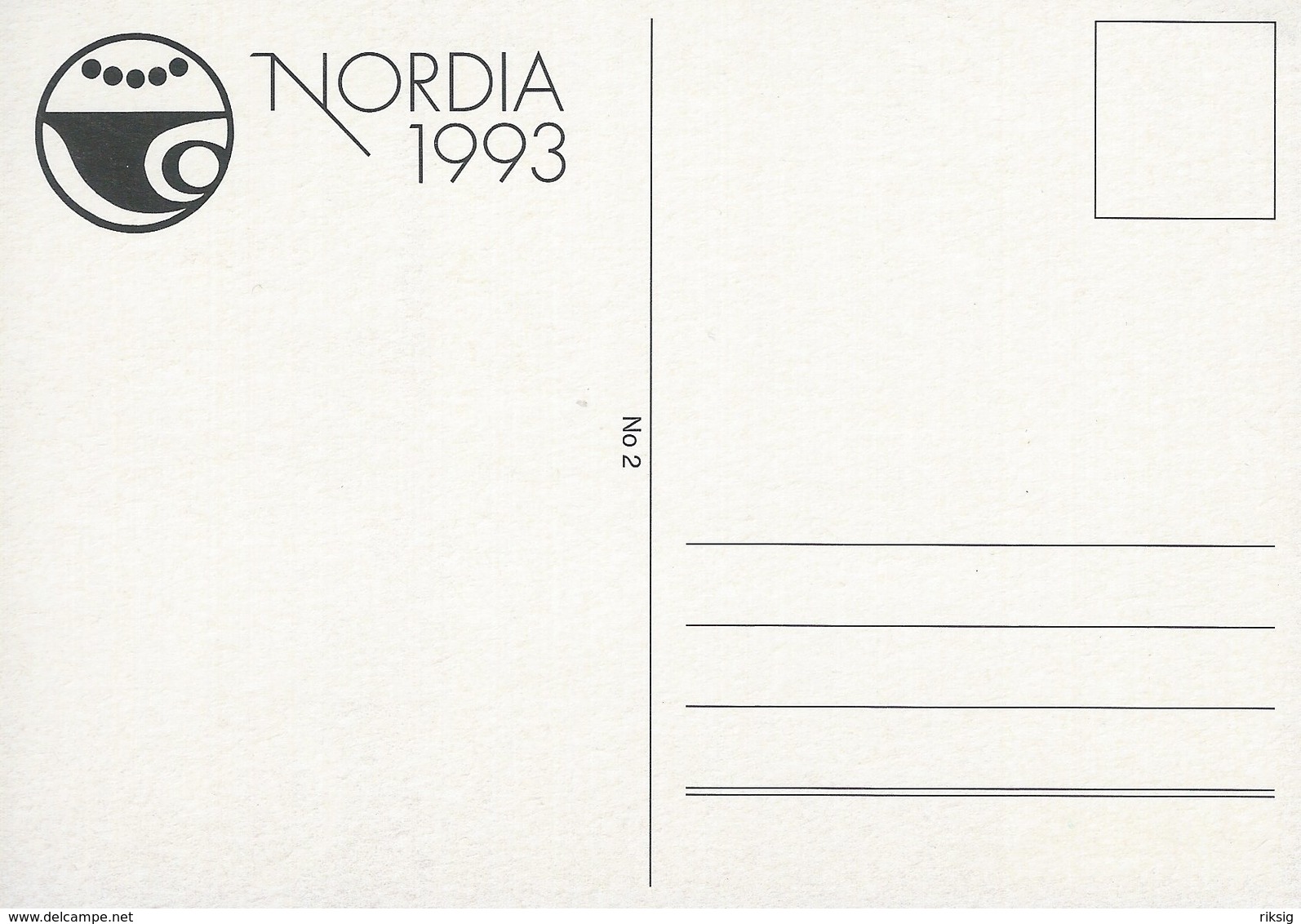 Nordia 1993.  Stamp Exhibition. B-3311 - Timbres (représentations)