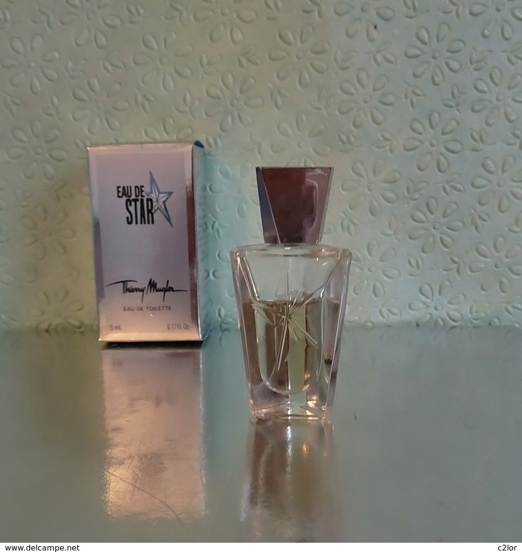 Miniature  "EAU De STAR " De THIERRY MUGLER  Eau De Toilette 5 Ml Dans Sa Boite (M076-2) - Miniatures Femmes (avec Boite)