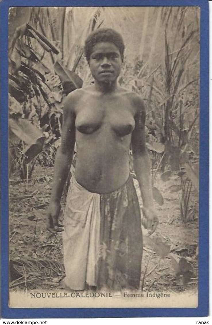 CPA Nu Féminin Femme Nue Ethnic Nouvelle Calédonie New Calédonia Non Circulé - Nouvelle Calédonie