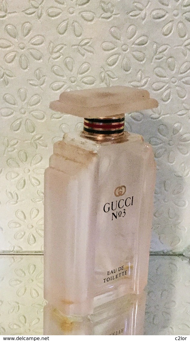 Ancien Flacon Rechargeable "GUCCI N°3 " De GUCCI  Eau De Toilette 60 Ml VIDE - Flacons (vides)