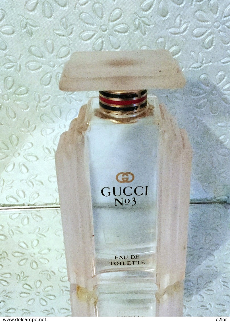 Ancien Flacon Rechargeable "GUCCI N°3 " De GUCCI  Eau De Toilette 60 Ml VIDE - Flacons (vides)