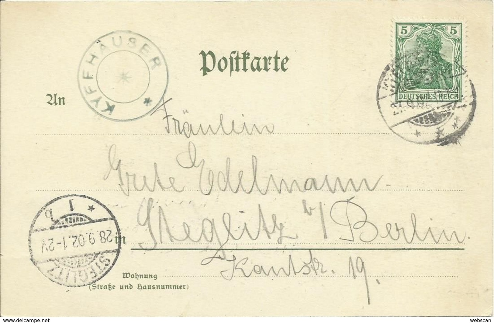 AK Kyffhäuser Ks-Wilhelm Barbarossa Mehrbild-Farblitho 1902 #12 - Kyffhaeuser