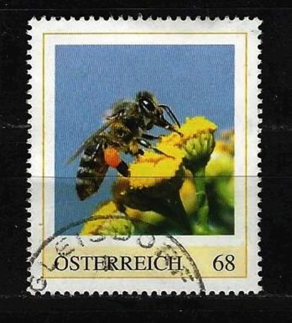 Österreich - Motivmarke Biene Aus Markenheftchen Gestempelt (2) - Abeilles