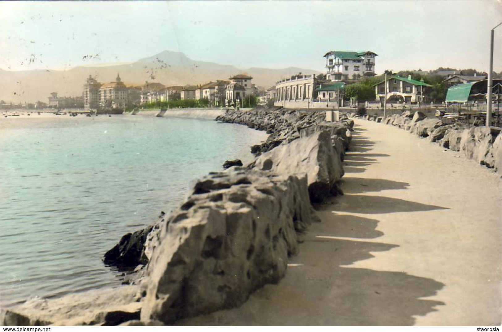 ESPAGNE  FUENTARRABIA  Promenade Du Crucero Baleares Et Fleuve De Bidasoa   ..... - Guipúzcoa (San Sebastián)