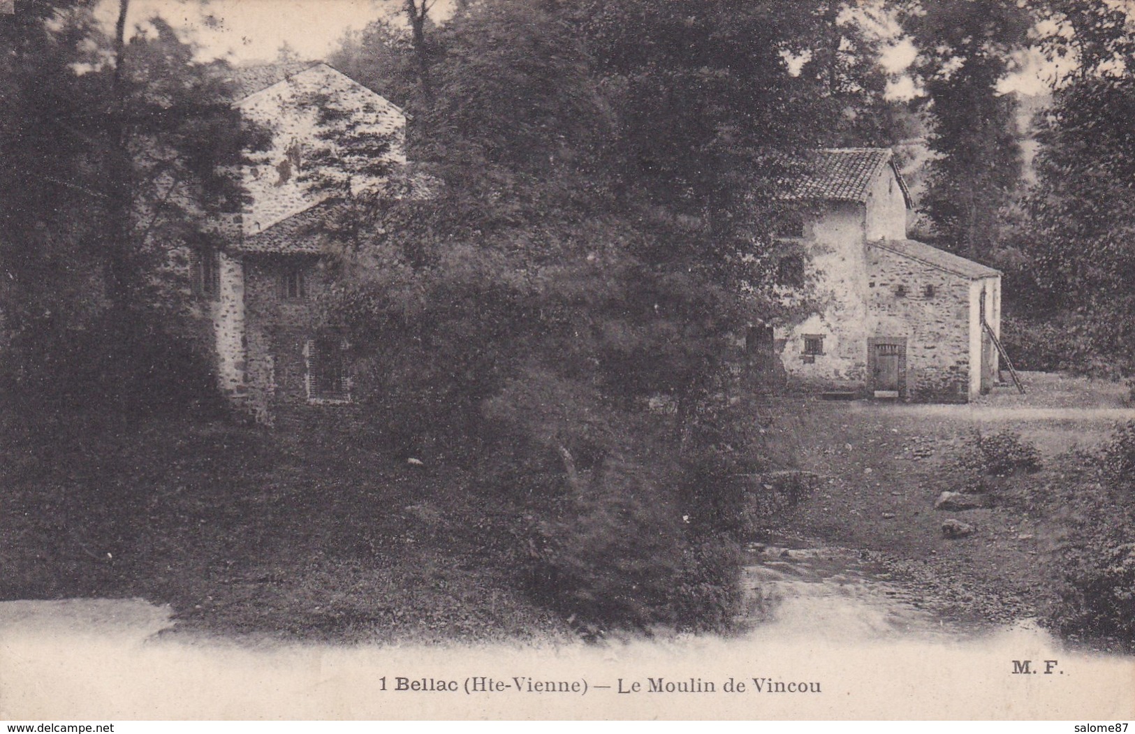 Cpa 1 BELLAC LE MOULIN DE VINCOU 1926 - Bellac