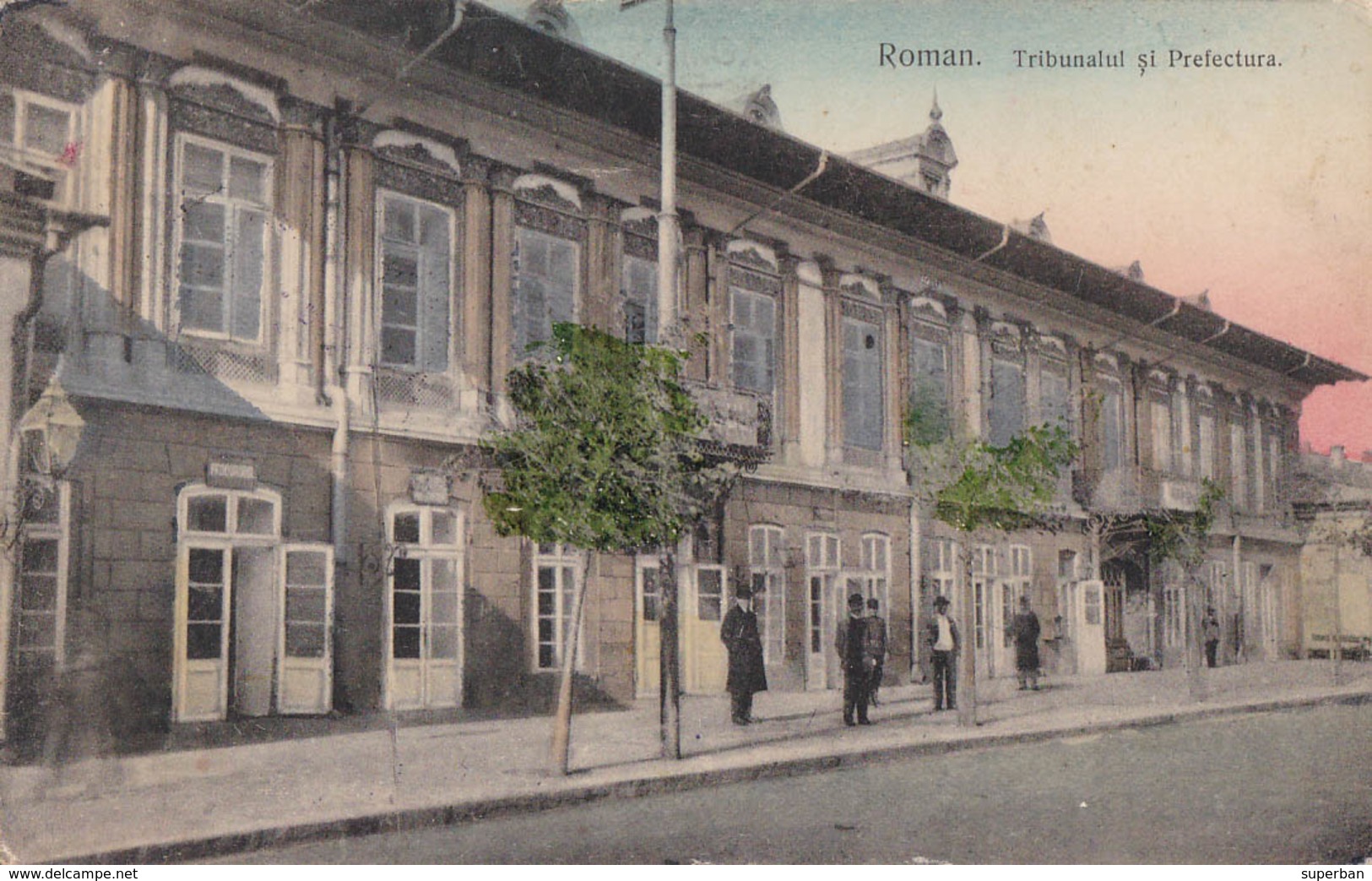 ROMAN : TRIBUNALUL / THE COURT HOUSE / LE TRIBUNAL ~ 1910 (aa166) - Rumänien