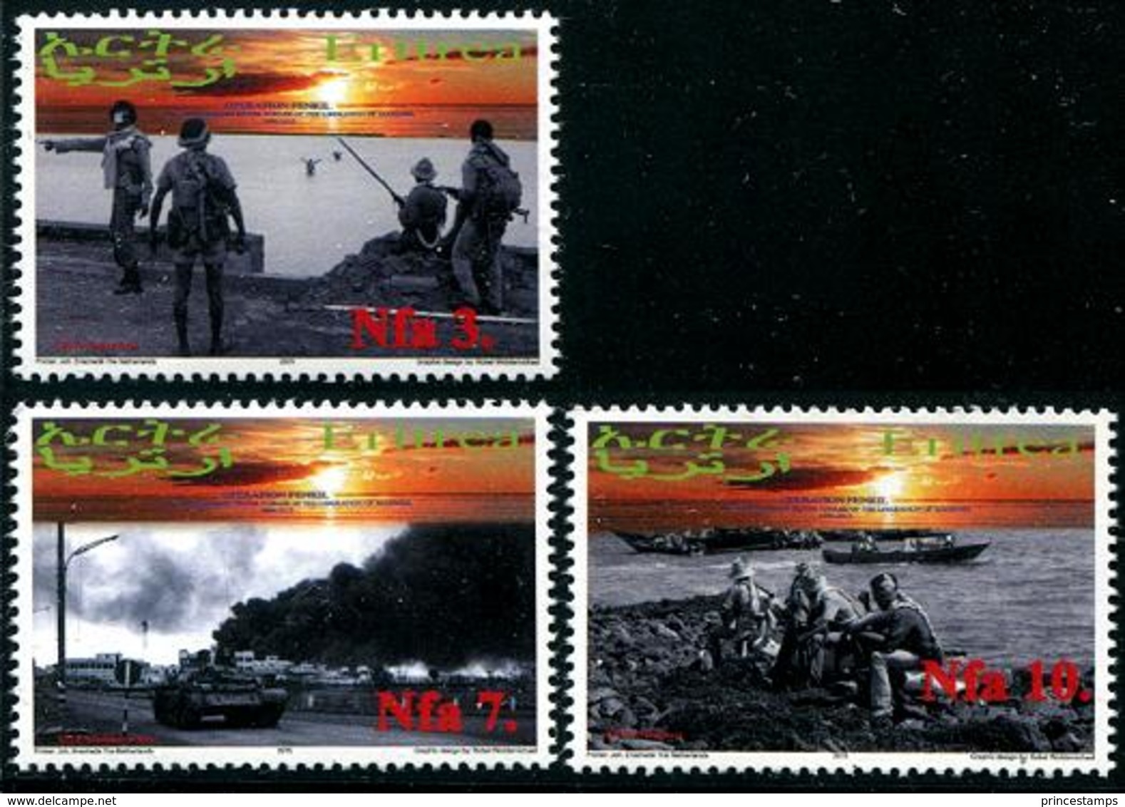 Eritrea (2015) - Set -  /  Ships - Bateaux - Military - Soldiers - Erythrée