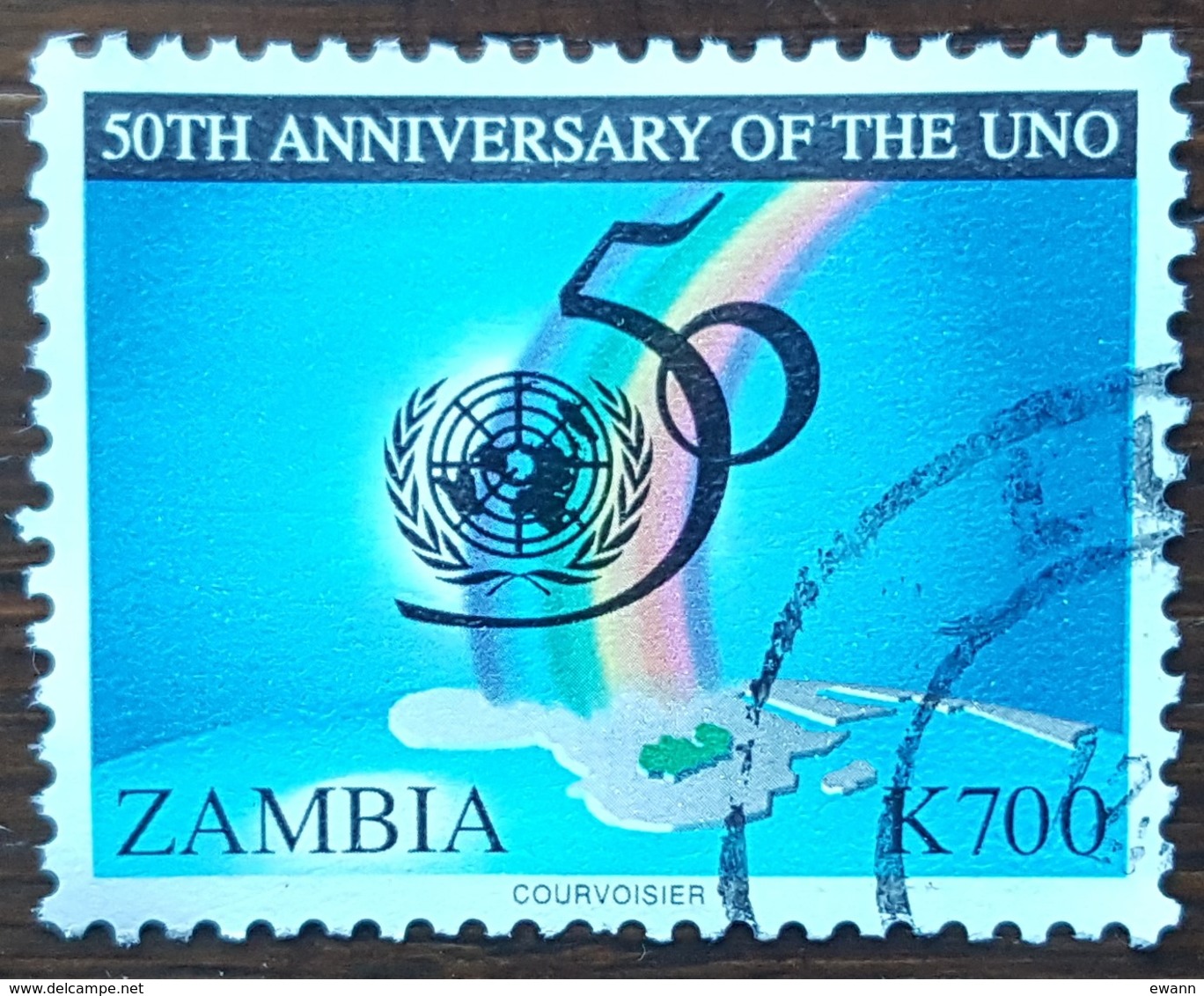 Zambie - YT N°600 - ONU / Nations Unies - 1995 - Oblitéré - Zambie (1965-...)