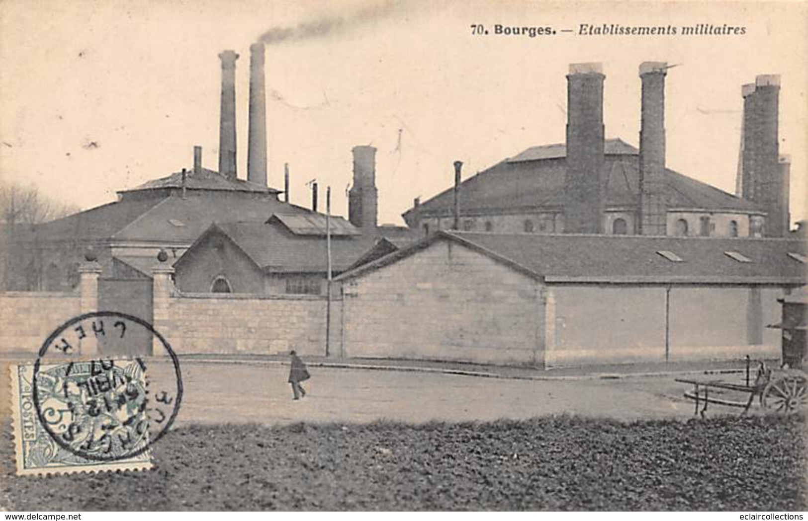 Bourges      18   Lot De 19 Cartes  .Usine.Rues.Marché.Magasin     (voir Scan) - Bourges