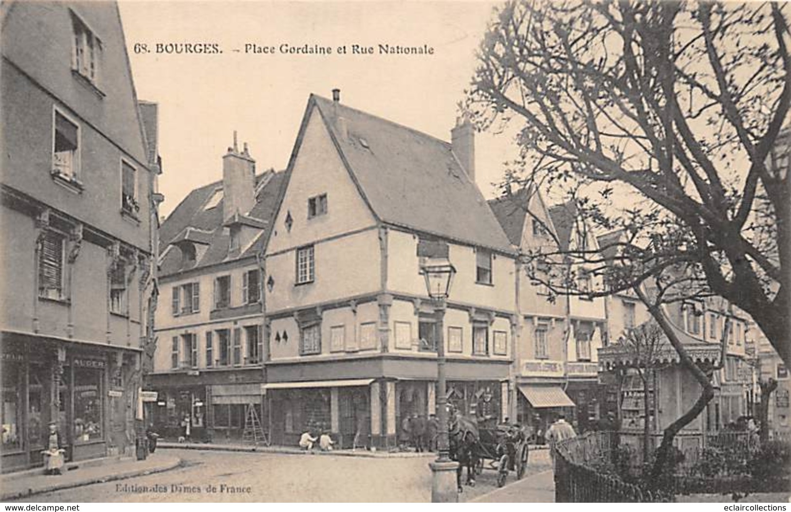 Bourges      18   Lot De 19 Cartes  .Usine.Rues.Marché.Magasin     (voir Scan) - Bourges