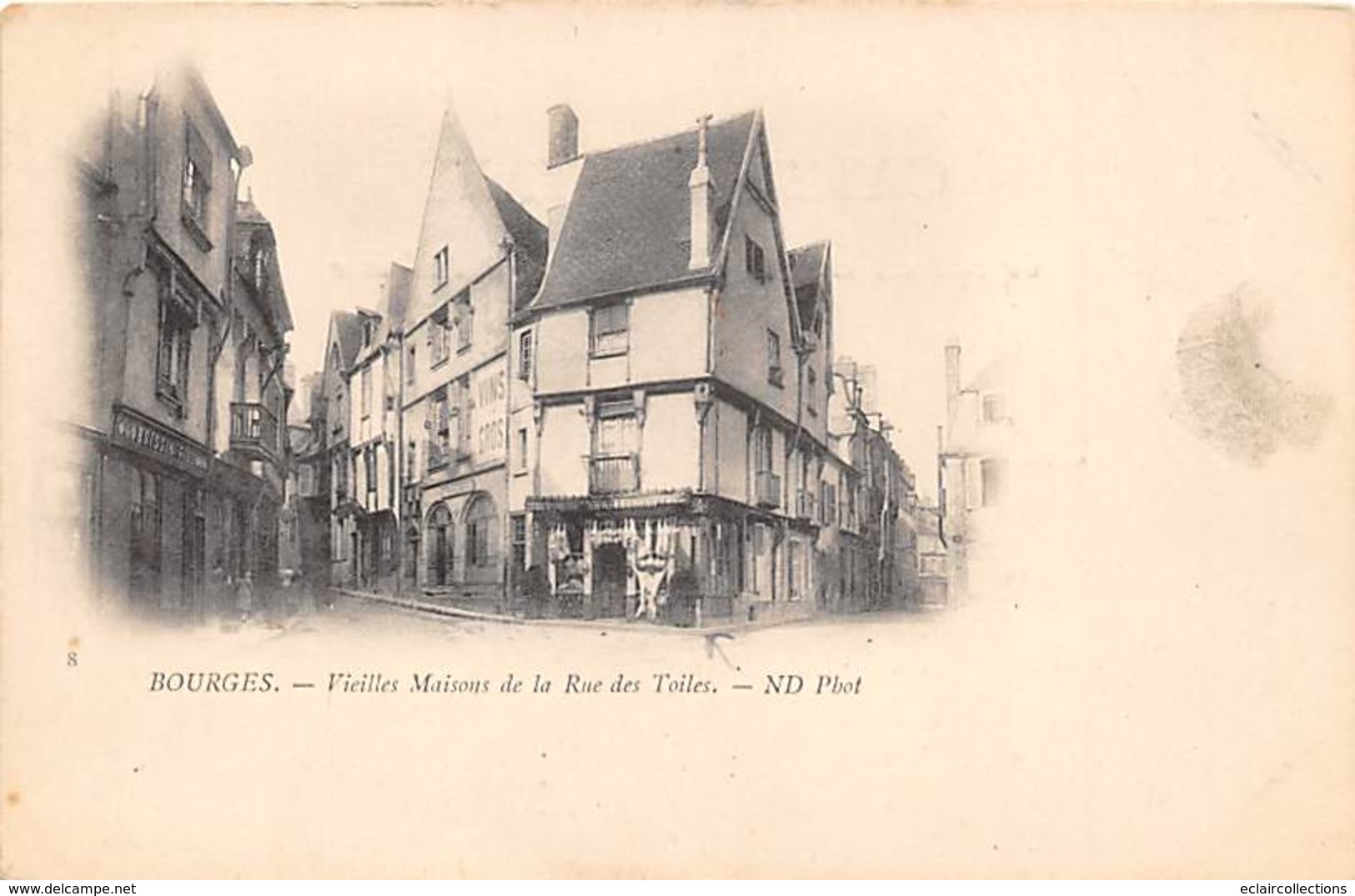 Bourges      18   Lot de 19 cartes  .Usine.Rues.Marché.Magasin     (voir scan)