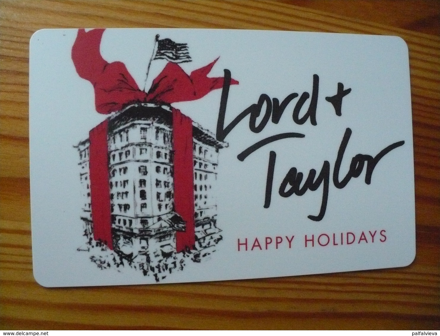 Lord & Taylor Gift Card USA - Christmas, Flag - Cartes Cadeaux