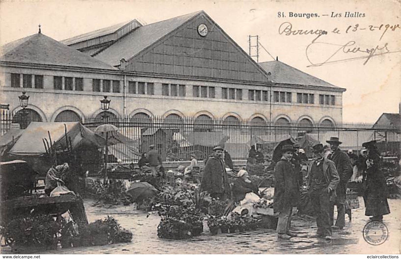 Bourges      18   Lot de 18 cartes  . Cortège historique,Commerce, Usine; Canal      (voir scan)