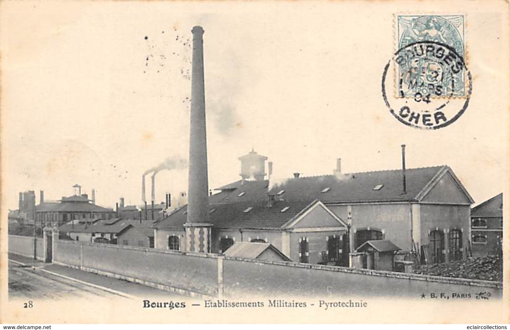 Bourges      18   Lot de 18 cartes  . Cortège historique,Commerce, Usine; Canal      (voir scan)