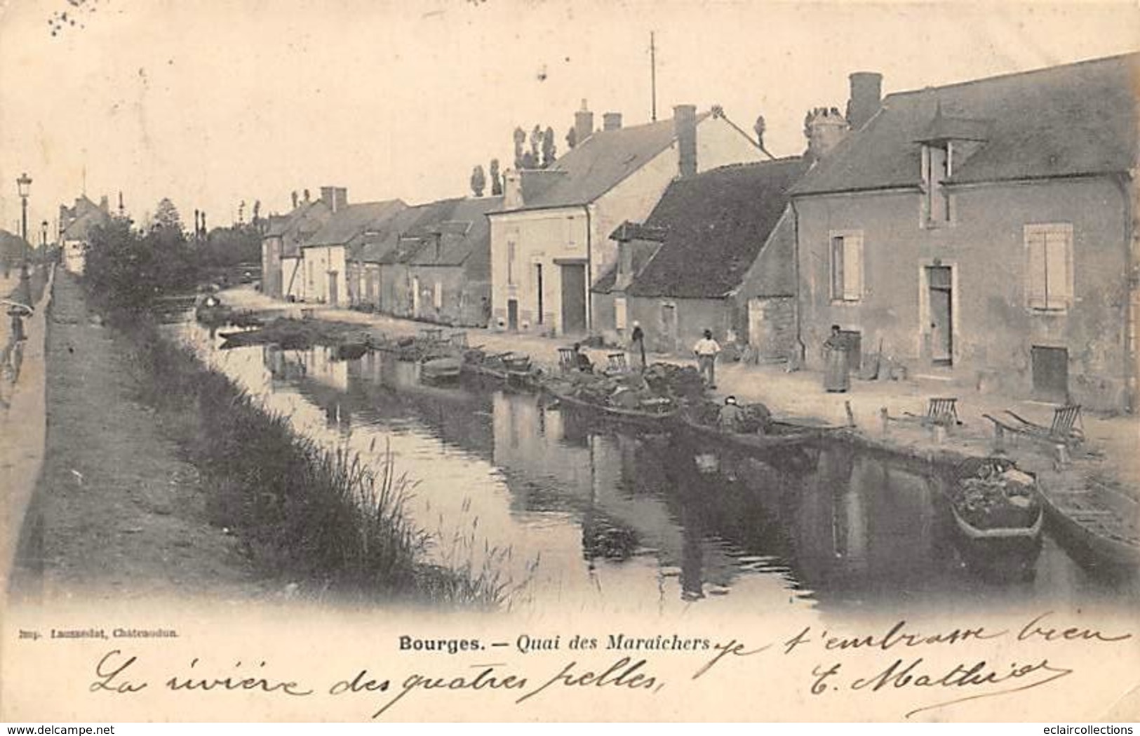 Bourges      18   Lot de 18 cartes  . Cortège historique,Commerce, Usine; Canal      (voir scan)