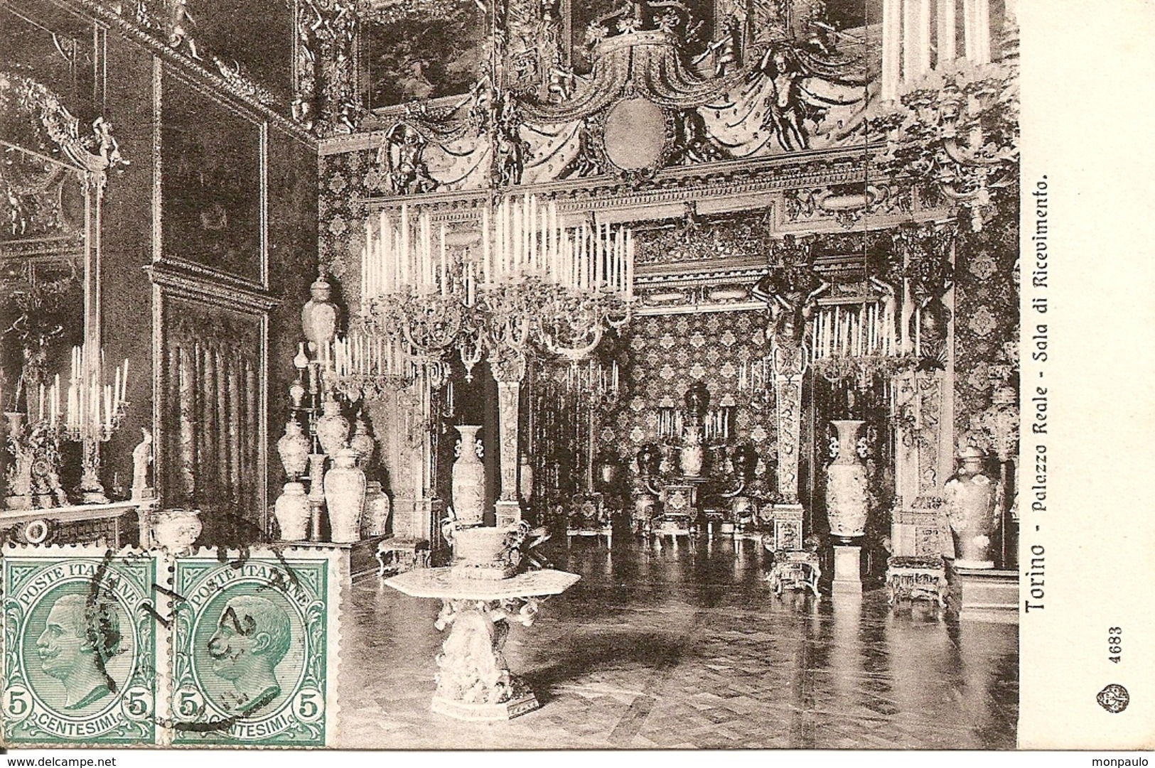 Italie. CPA. Piemonte. Torino. Turin. Palazzo Reale. Sala Di Ricevimento (salle De Réception) - Palazzo Reale