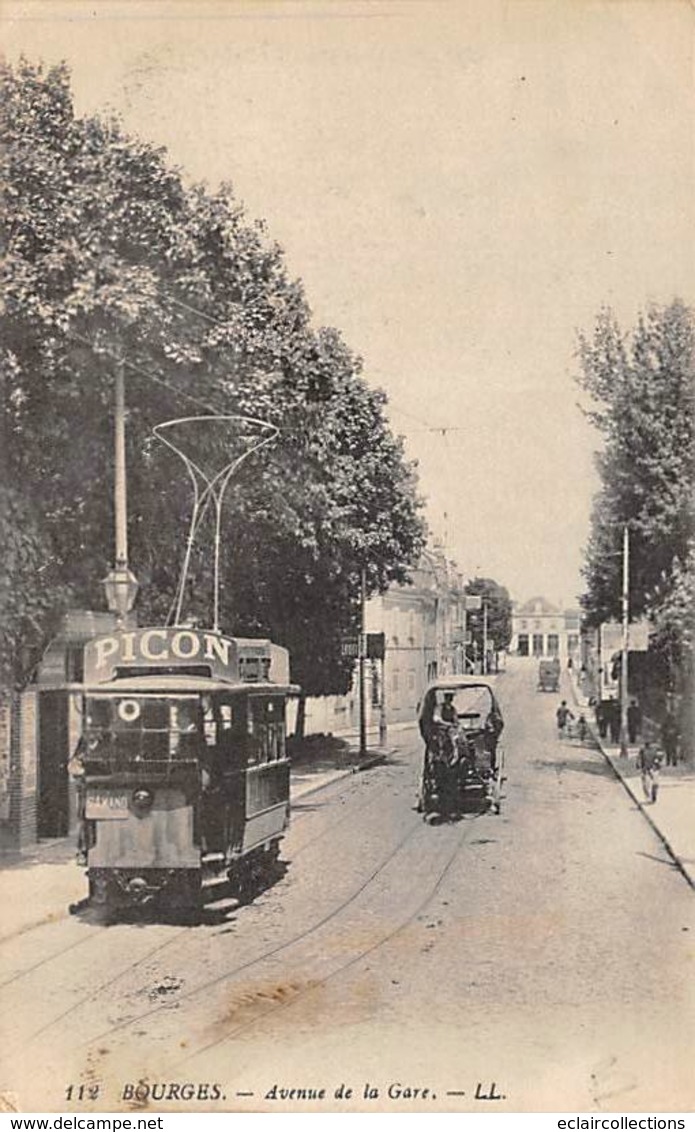 Bourges      18      Lot De 13 Cartes  . Autour Du Thème Des Tramways.       (voir Scan) - Bourges