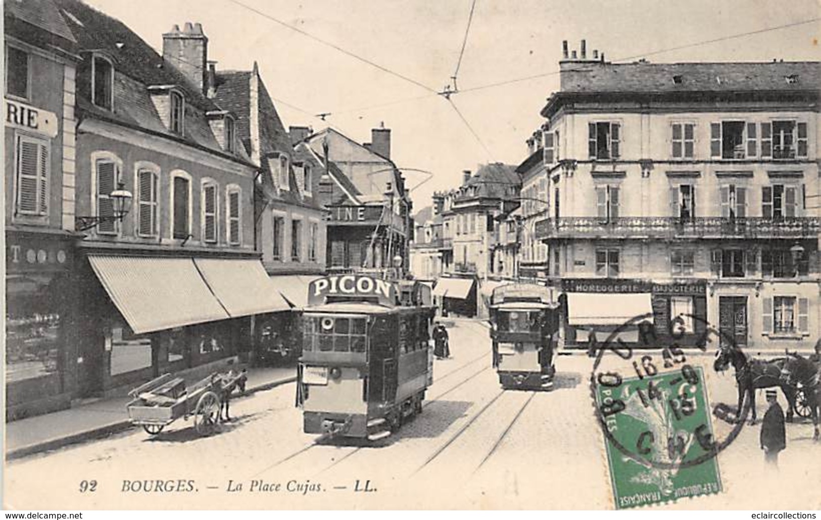 Bourges      18      Lot de 13 cartes  . Autour du thème des tramways.       (voir scan)