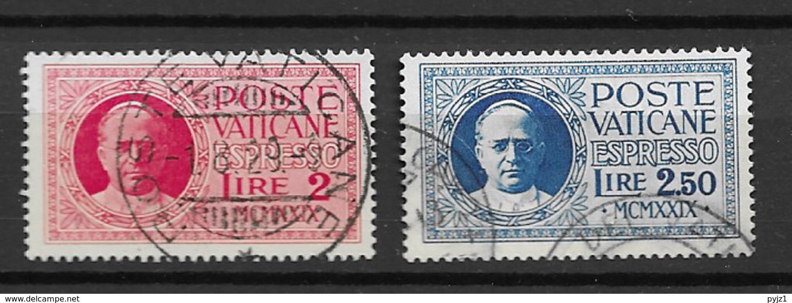 1929  USED Vaticano, Espresso - Gebruikt