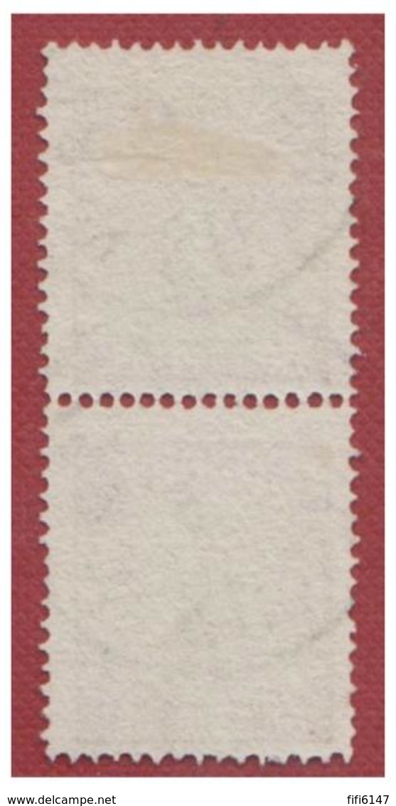 SUEDE -- FACIT N°11 -- 30 ÔRE BRUN -PAIRE VERTICALE-OBLITERE LE 20/8 1857 -- - Used Stamps