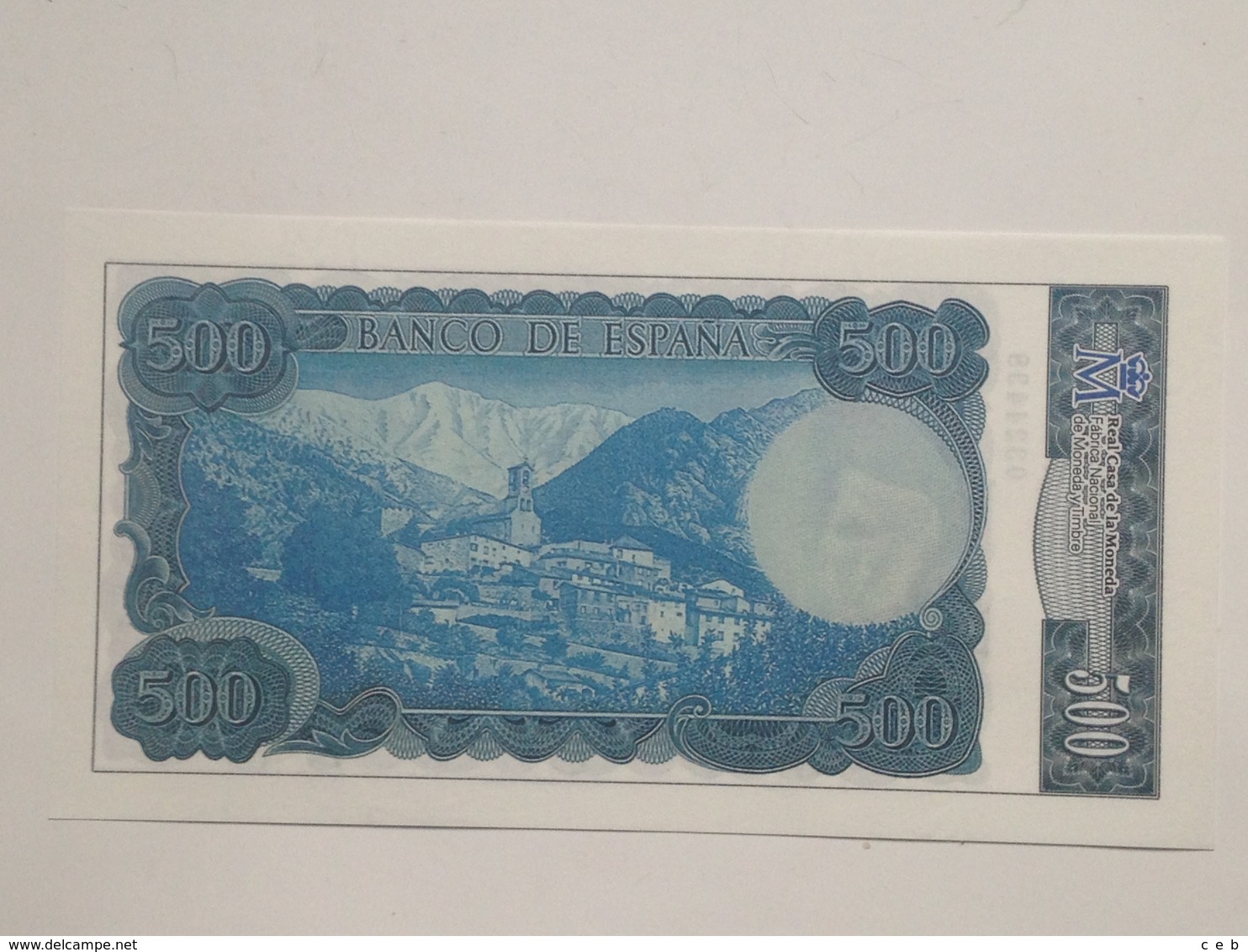 Billete 500 Pesetas. 1971. España. Facsimil. Sin Serie. Sin Circular. Jacinto Verdaguer - 500 Pesetas