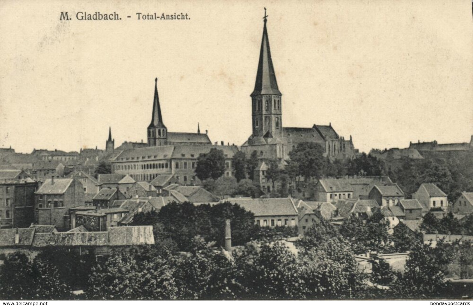 MÖNCHENGLADBACH, Total-Ansicht (1909) AK - Mönchengladbach