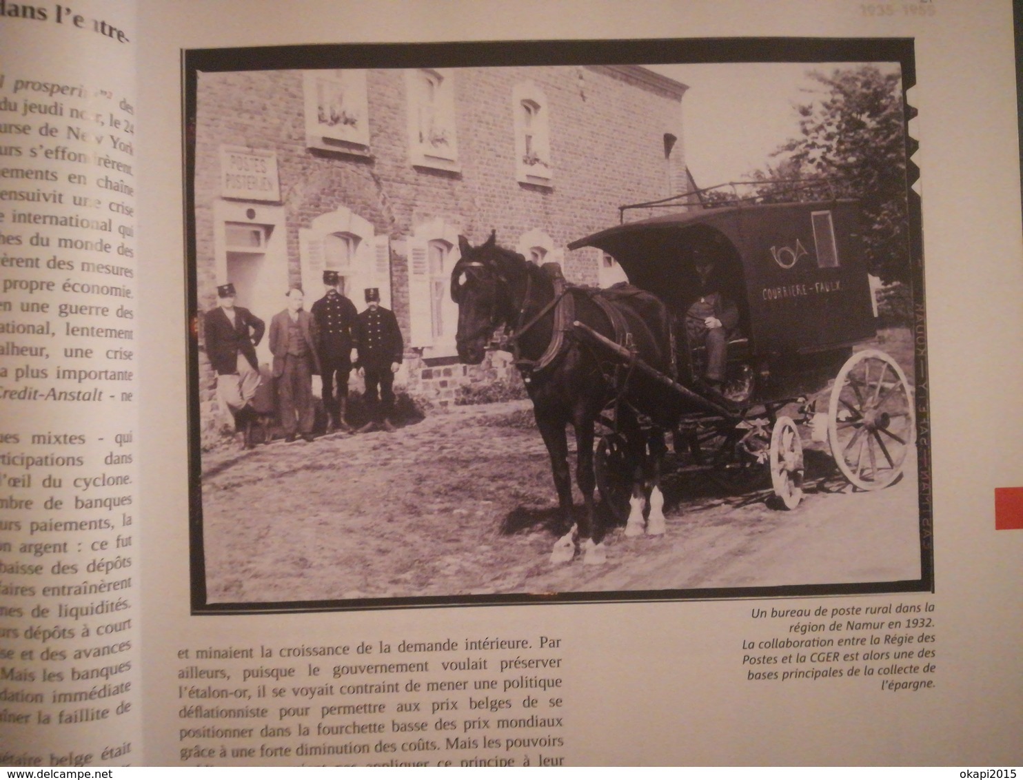 1935  - 1998 DE LA CGER À FORTIS  ADIEU À LA CAISSE LIVRE HISTOIRE BANQUE BELGIQUE ANNÉE 2011