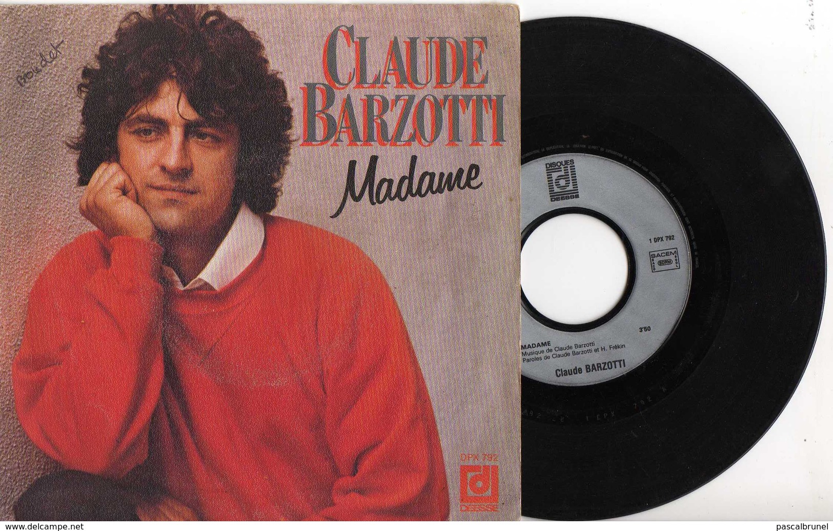 CLAUDE BARZOTTI - MADAME - Other - French Music