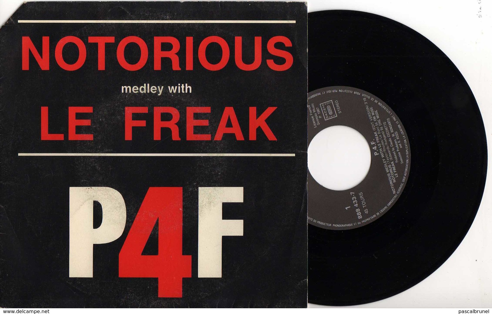 P 4 F - MEDLEY NOTORIOUS / LE FREAK - Dance, Techno & House