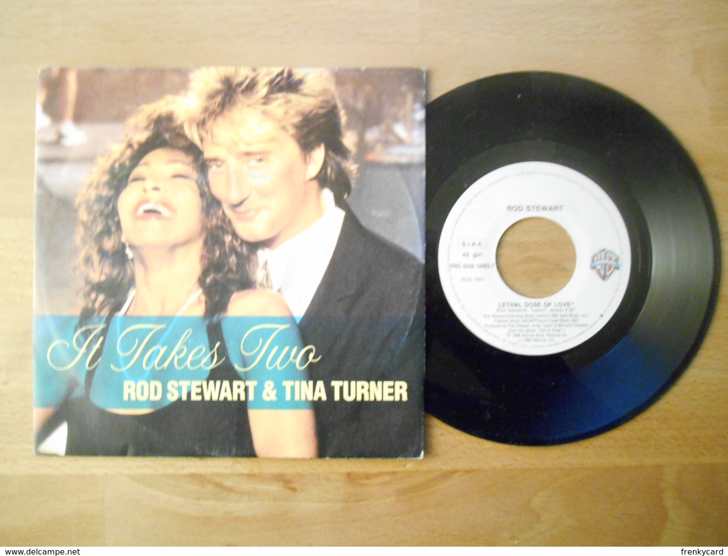 Rod Steward E Tina Turner - It Takes Two - 1990 - 45 T - Maxi-Single