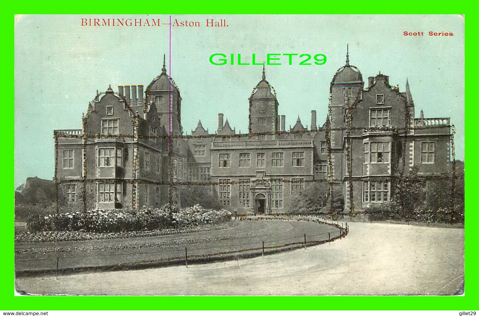 BIRMINGHAM, UK - ASTON HALL, SPARKLES - SCOTT SERIES - TRAVEL IN 1907 - SCOTT RUSSELL & CO - - Birmingham