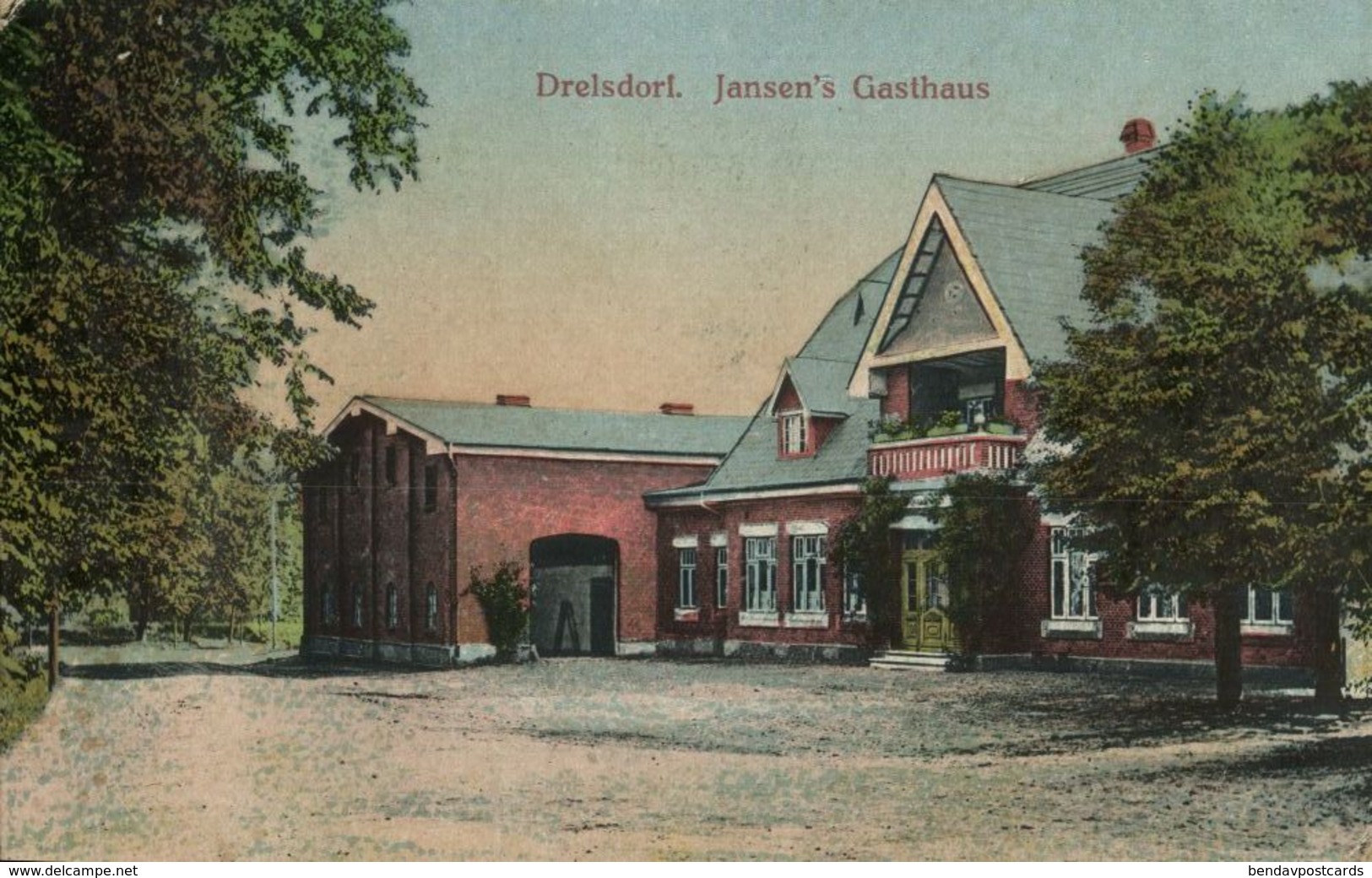 DRELSDORF, Jansen's Gasthaus (1920) AK - Autres & Non Classés