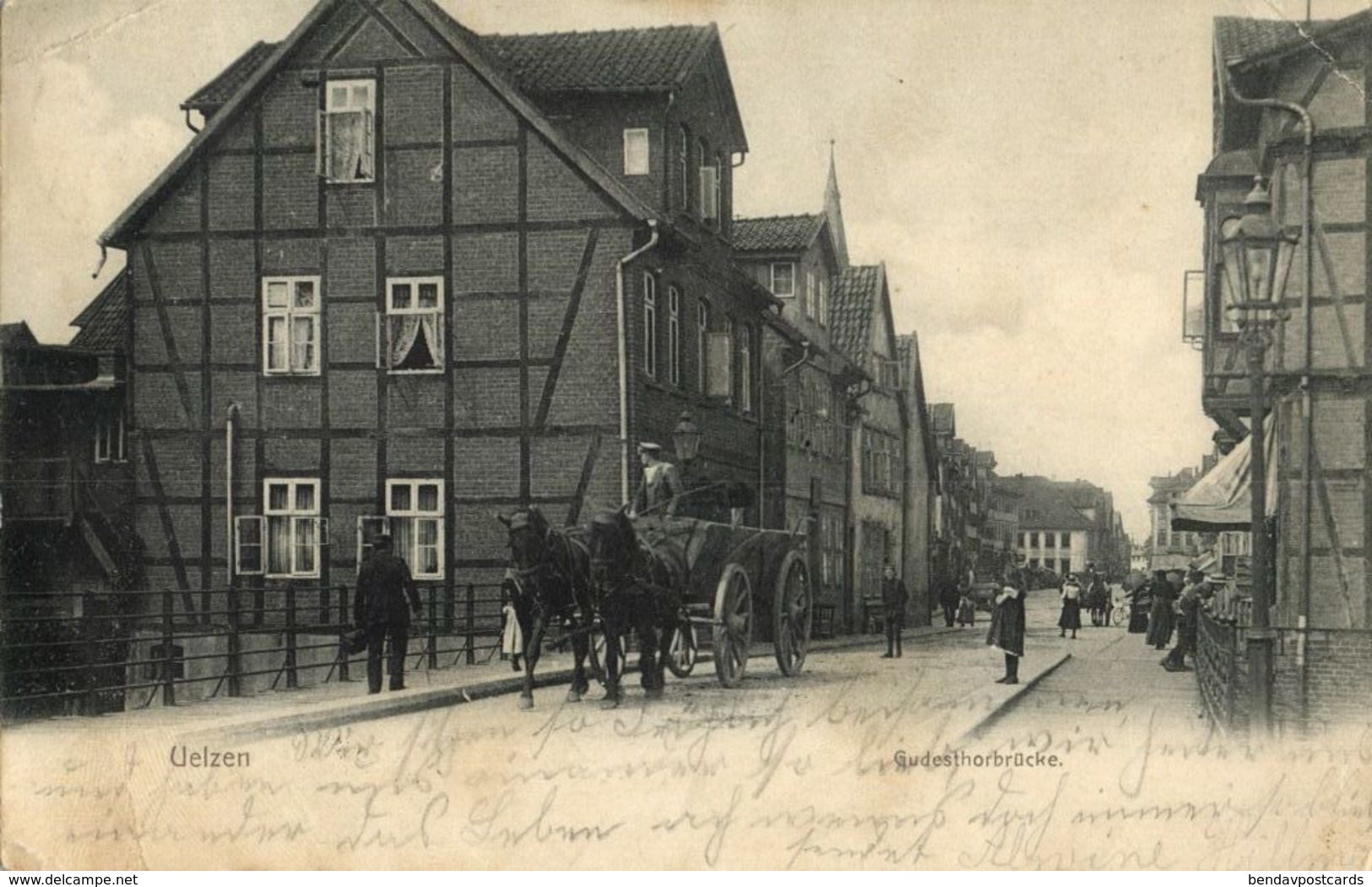 UELZEN, Gudesthorbrücke (1906) AK - Uelzen