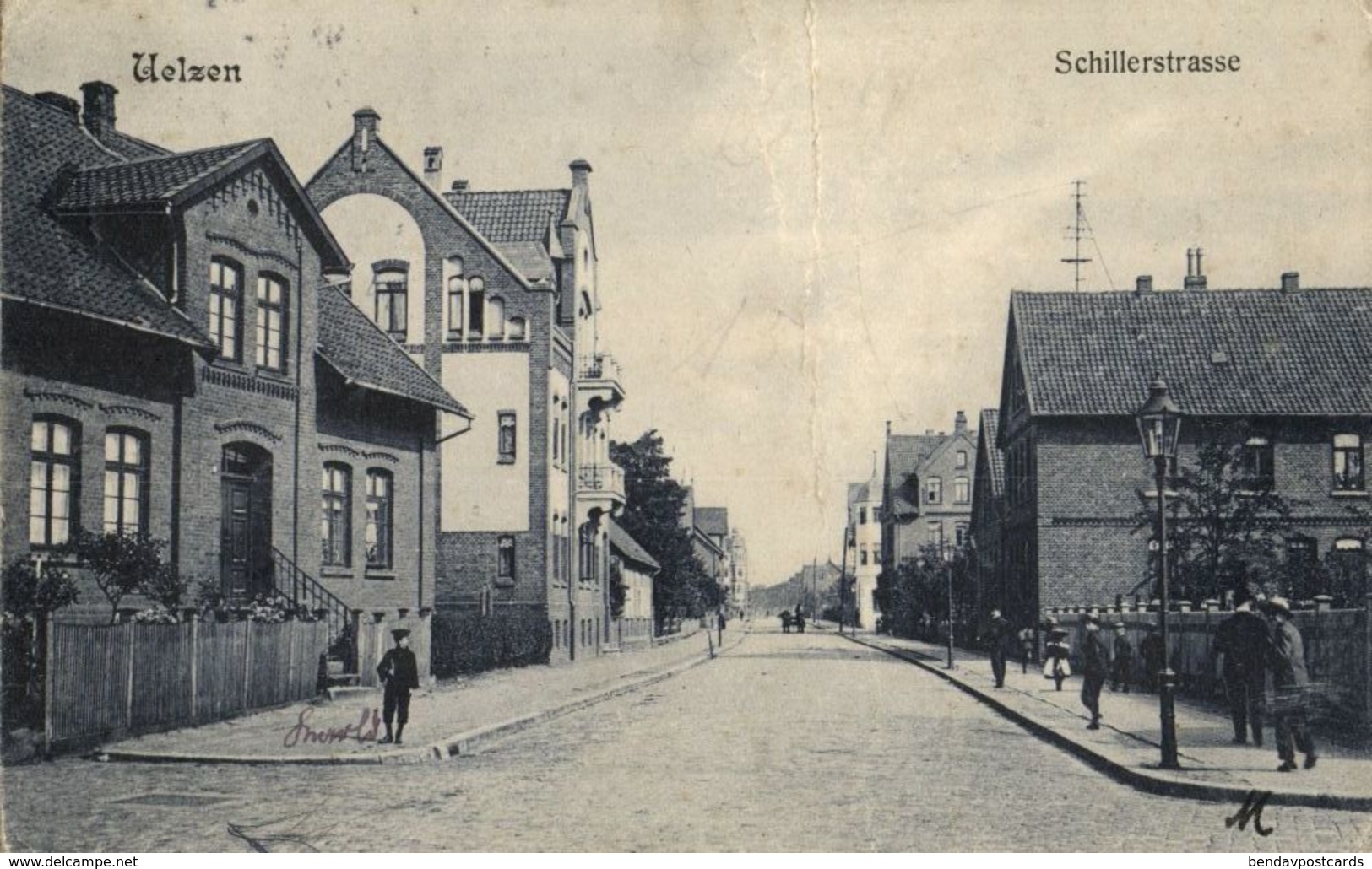 UELZEN, Schillerstrasse (1906) AK - Uelzen